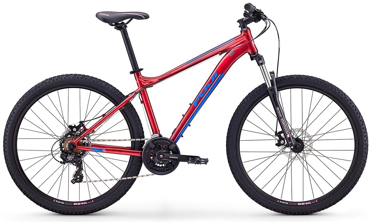 Фотография Велосипед Fuji ADDY 1.9 27,5" (2020), рама XS, Красно-синий